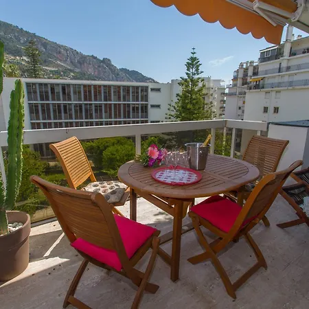 Grand 2p Avec Parking Et Terrasse, Piscine Sur Le Toit, Proche Des Plages A - Fr-1-196-172 Menton